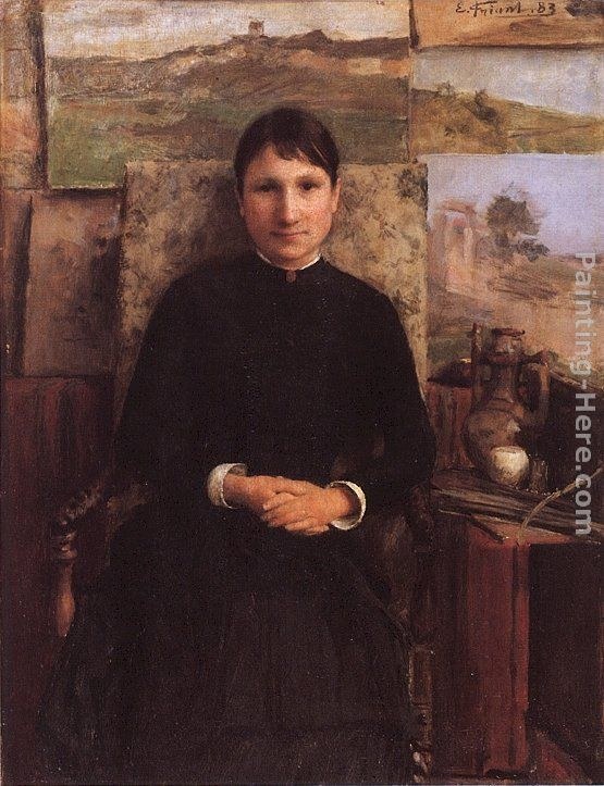 Emile Friant Portrait de Mme Petitjean
